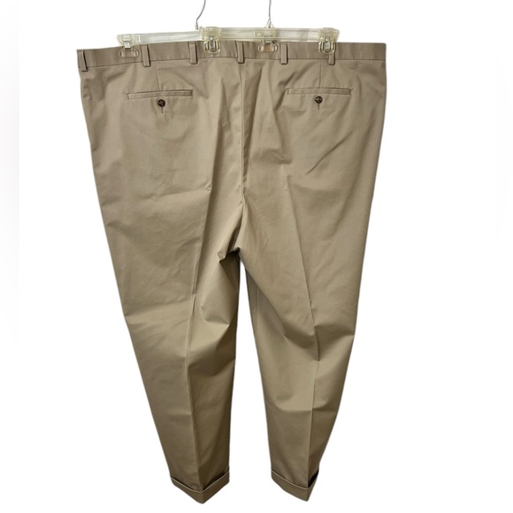 ROUND-TREE & YORKE MENS DRESS CASUAL SLACKS WITH CUFF MEASURES 54”X 29” LENGTH - Picture 5 of 14